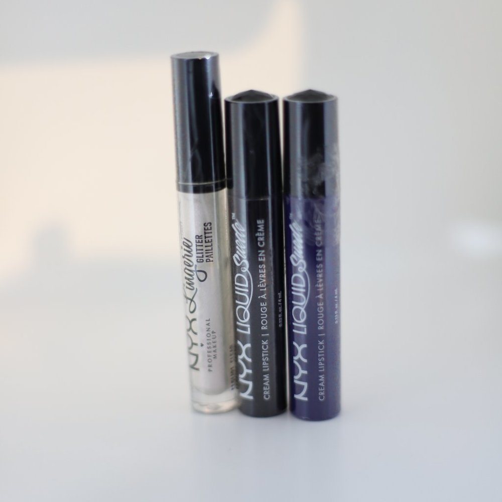 NYX Liquid Suede: Oh, Put It On,Jet Set, Lingere